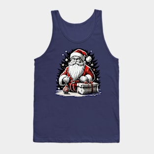 Santa Claus with gifts Tank Top